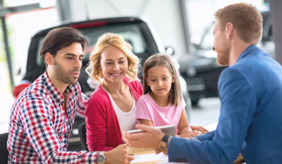 Auto loan credit challenge family